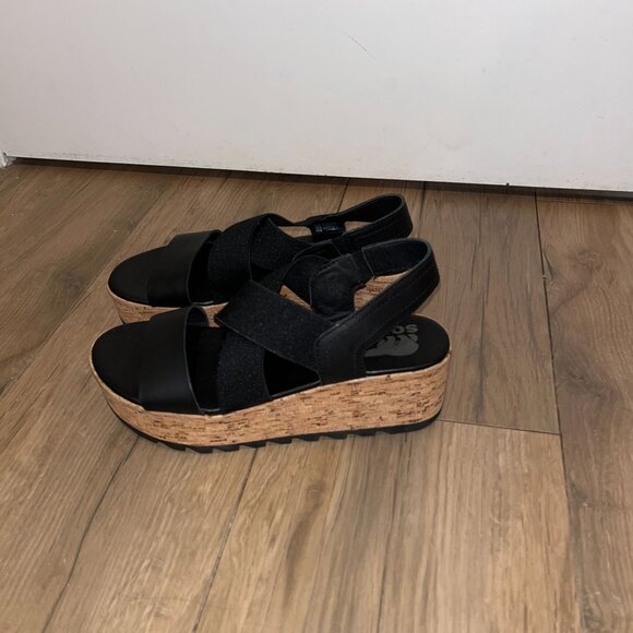 Sorel women's Cameron platform Slingback Sandals   6.5 - Picture 4 of 9